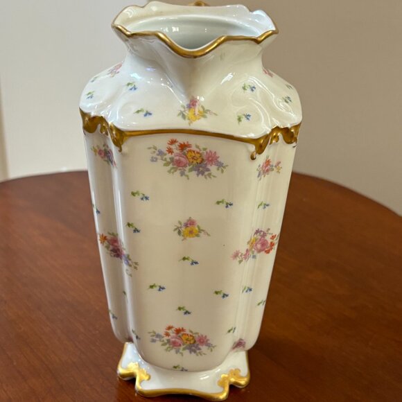 Vintage Goa France Floral Pitcher Limoges - Picture 3 of 11